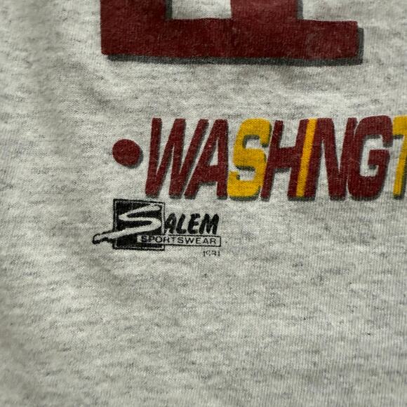 Washington Redskins Vintage Salem AOP T-Shirt Large - Picture 3 of 7